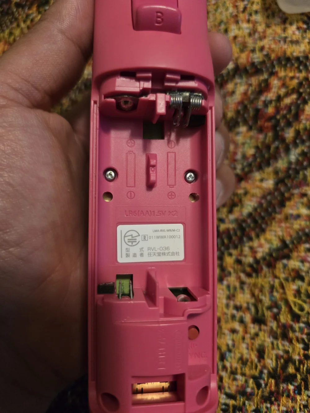 Pink Motion Plus Remote Controller Nintendo Wii OEM Official RVL-036